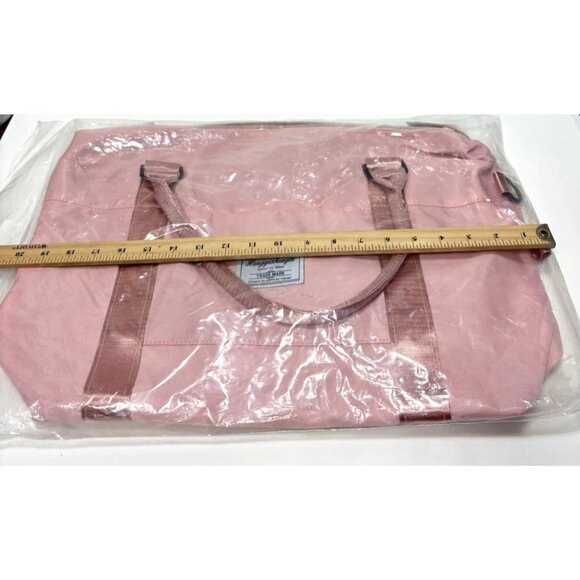 Women's Pink Travel Duffle Bag Pink Overnight, Sports, Gym, Carrier Tote, New ! - Picture 8 of 9
